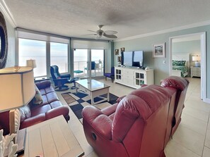 Condo (#505 - Pets) | Living area - Shores Club by Distinctive Beach Rentals (Daytona Beach Shores)
