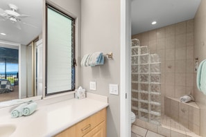 Condo (#17E - No Pets) | Bathroom | Towels, toilet paper - Wailea Ekahi by Maui Rental Group (Kihei)