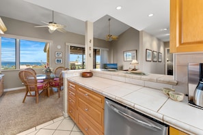Condo (Wailea Ekahi 17E - No Pets Allowed) | Private kitchen | Fridge, microwave, oven, stovetop