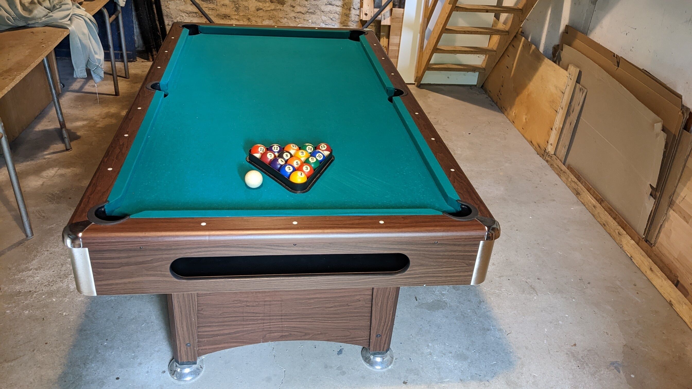 Billard 8 américain avec nombreux jeux de plein air