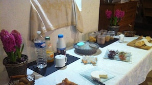 Petit déjeuner continental compris tous les jours