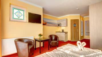 1 dormitorio, caja fuerte, cuna de viaje y wifi