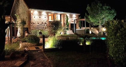 Luxury Loft with Heated Pool, Spa, and Garden near Vichy