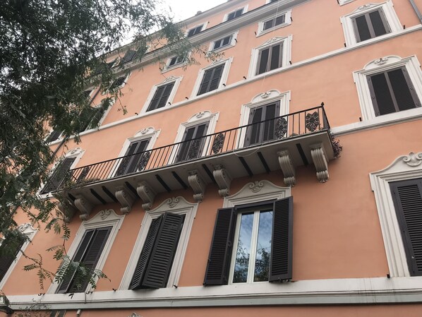 Façade de l’hébergement