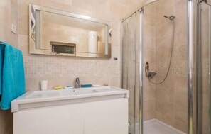Shower, hair dryer