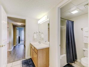 Condo, Multiple Beds, Mountain View (#531 - No Pets) | Bathroom | Towels, toilet paper - Whispering Pines by Jackson Mountain Rentals (Pigeon Forge)