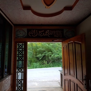 Interior entrance