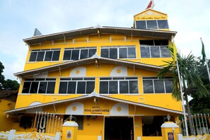 Façade de l’hébergement