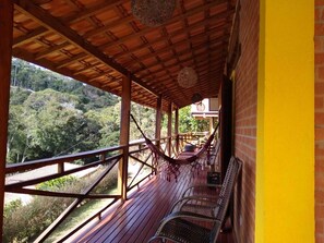 Standard House | Terrace/patio - Pousada e Restaurante Recanto do Pico (Santo Antonio do Pinhal)