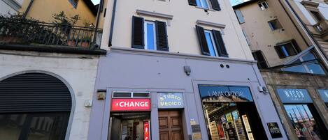 Voorkant van accommodatie