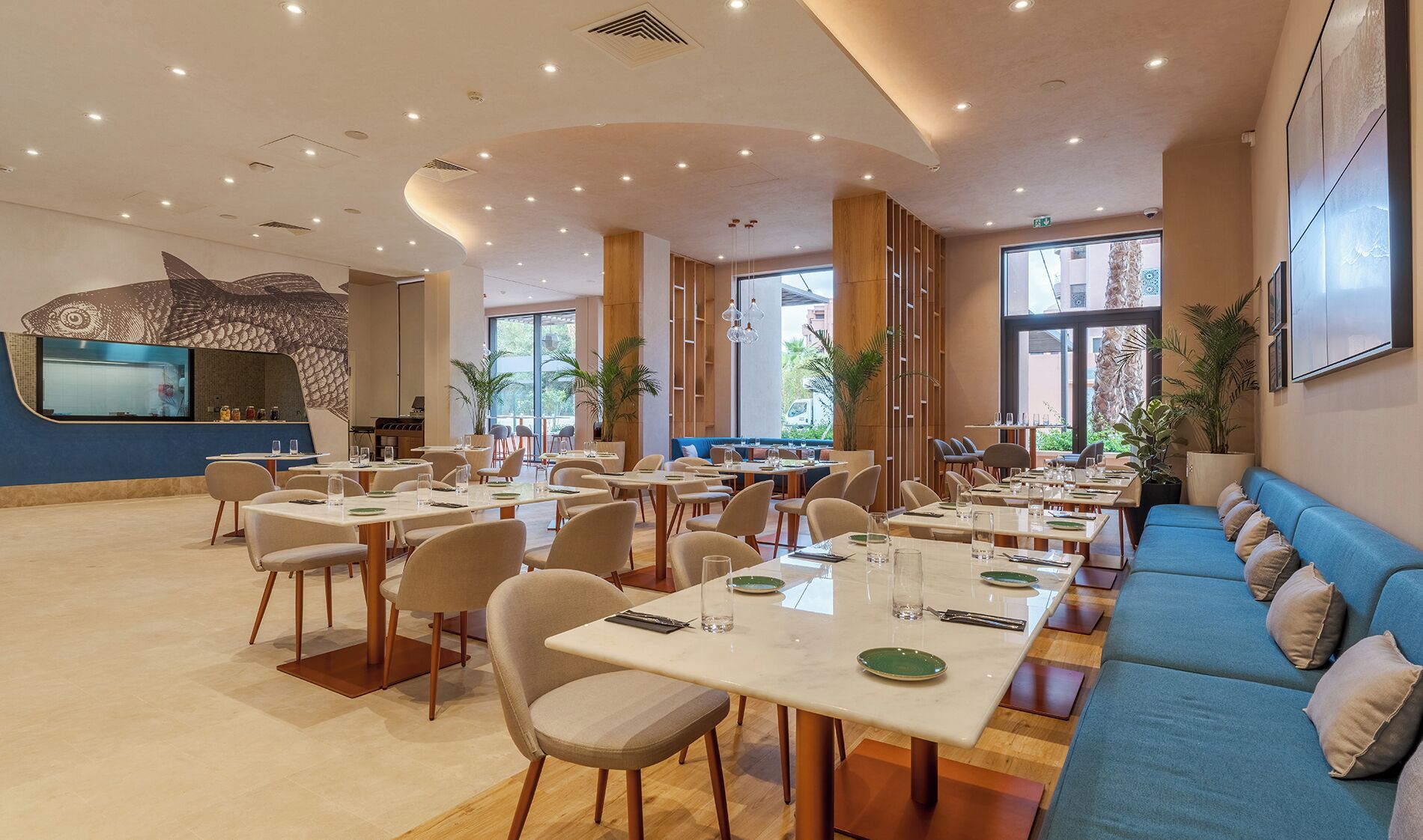 Dîner servi sur place