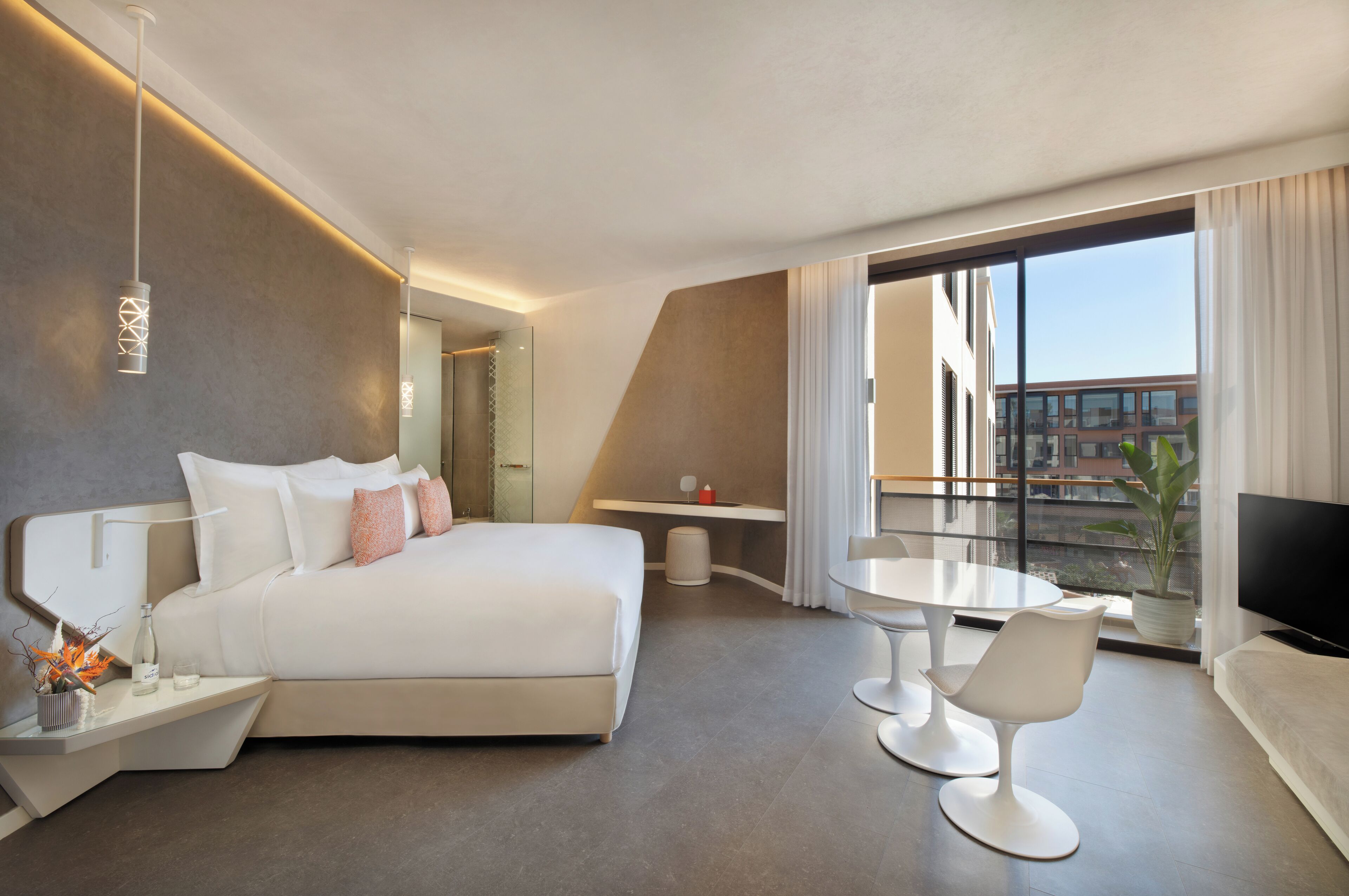 standard twin room, city view (cr7 room avenue) | 1 bedroom, minibar, individually decorated, desk