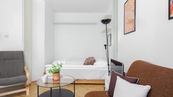 Studio, Balcony | Living room