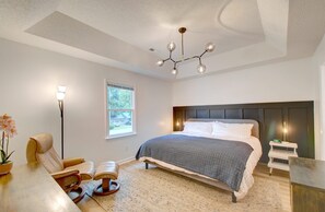 3 bedrooms, iron/ironing board, travel cot, WiFi