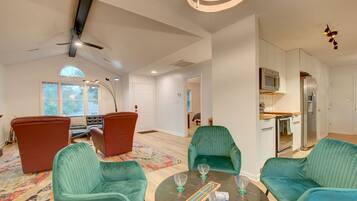 TV connectée, cheminée