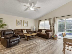 TV, table football, offices