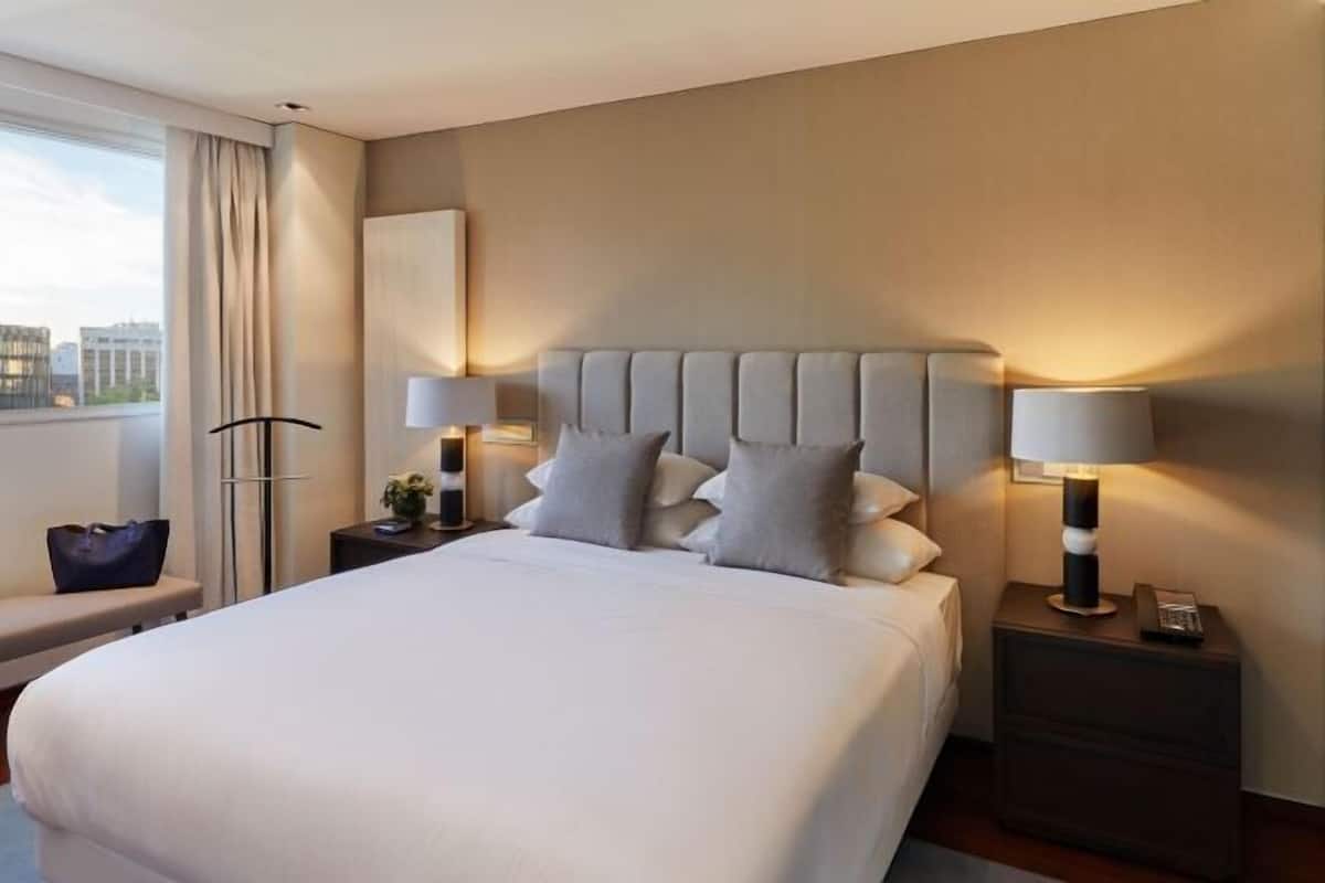 Egyptian cotton sheets, premium bedding, down duvets, memory-foam beds
