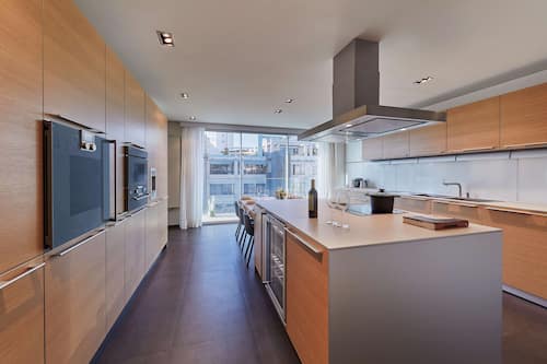 Apartment, 2 Bedrooms (Duplex) | Private kitchen | Full-size fridge, microwave, dishwasher, espresso maker