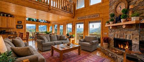 Smart TV, fireplace, offices
