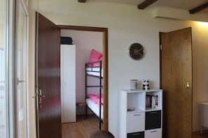 2 bedrooms, iron/ironing board, travel crib, free WiFi