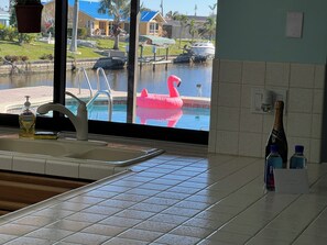 Interior - Sunny Canal-Front Getaway with Private Pool & Covered Pool Area (Cape Coral)