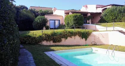 Villa with private pool and sea view