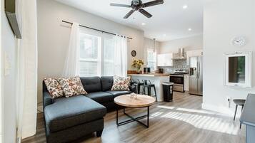 House (614 & 616 S. Converse St. Full Duplex) | Living room | Flat-screen TV
