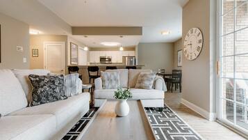 House (10 E. Washington St) | Living room | Flat-screen TV