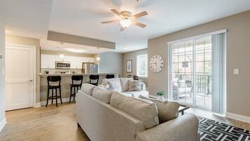 House (10 E. Washington St) | Living room | Flat-screen TV