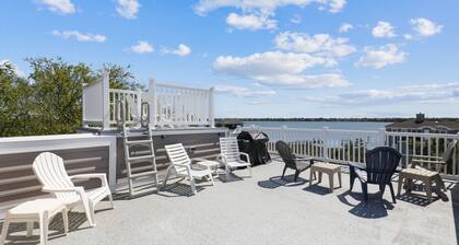 Relax at the Beach over looking the Bay