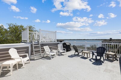 Relax at the Beach over looking the Bay
