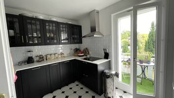Microwave, dishwasher, toaster, blender