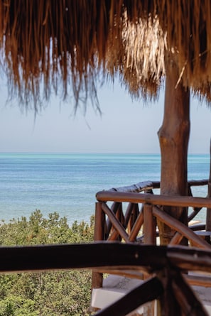 Blick vom Balkon