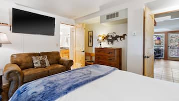 1 dormitorio, escritorio, tabla de planchar con plancha y wifi gratis