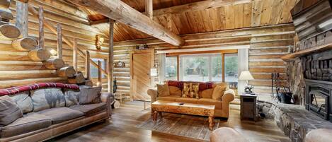 TV, fireplace, DVD player