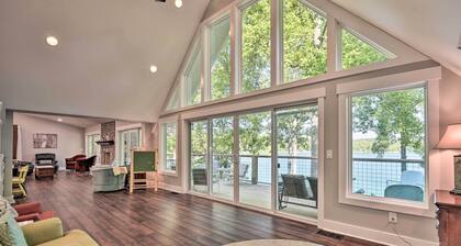 Renovated Lakeside Home w/ Private Boat Dock!