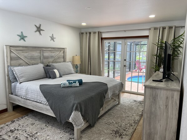 4 soverom, strykejern/-brett, wi-fi (inkludert) og sengetøy