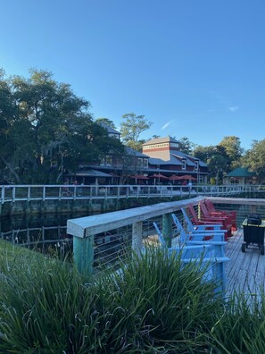 Terrace/patio - Spacious 2 BR Condo in Amelia Tennis Villas at Amelia Plantation (Fernandina Beach)
