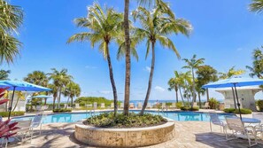 Outdoor pool, a heated pool - Pristine pool front home w/ocean views Anglers 148 (Islamorada)