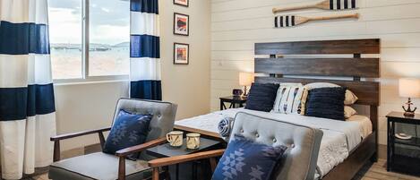 1 bedroom, premium bedding, free WiFi, bed sheets