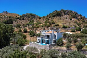 Villa, 4 Bedrooms, Private Pool | Front of property - Armonia Villa in Kali Sykia (Agios Vasileios)