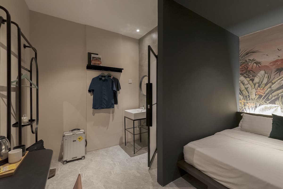 Chambre Deluxe, 1 grand lit, pas de fenêtre