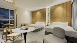 Estudi en suite familiar | 1 dormitori, roba de llit hipoal·lergògena i wifi gratuïta
