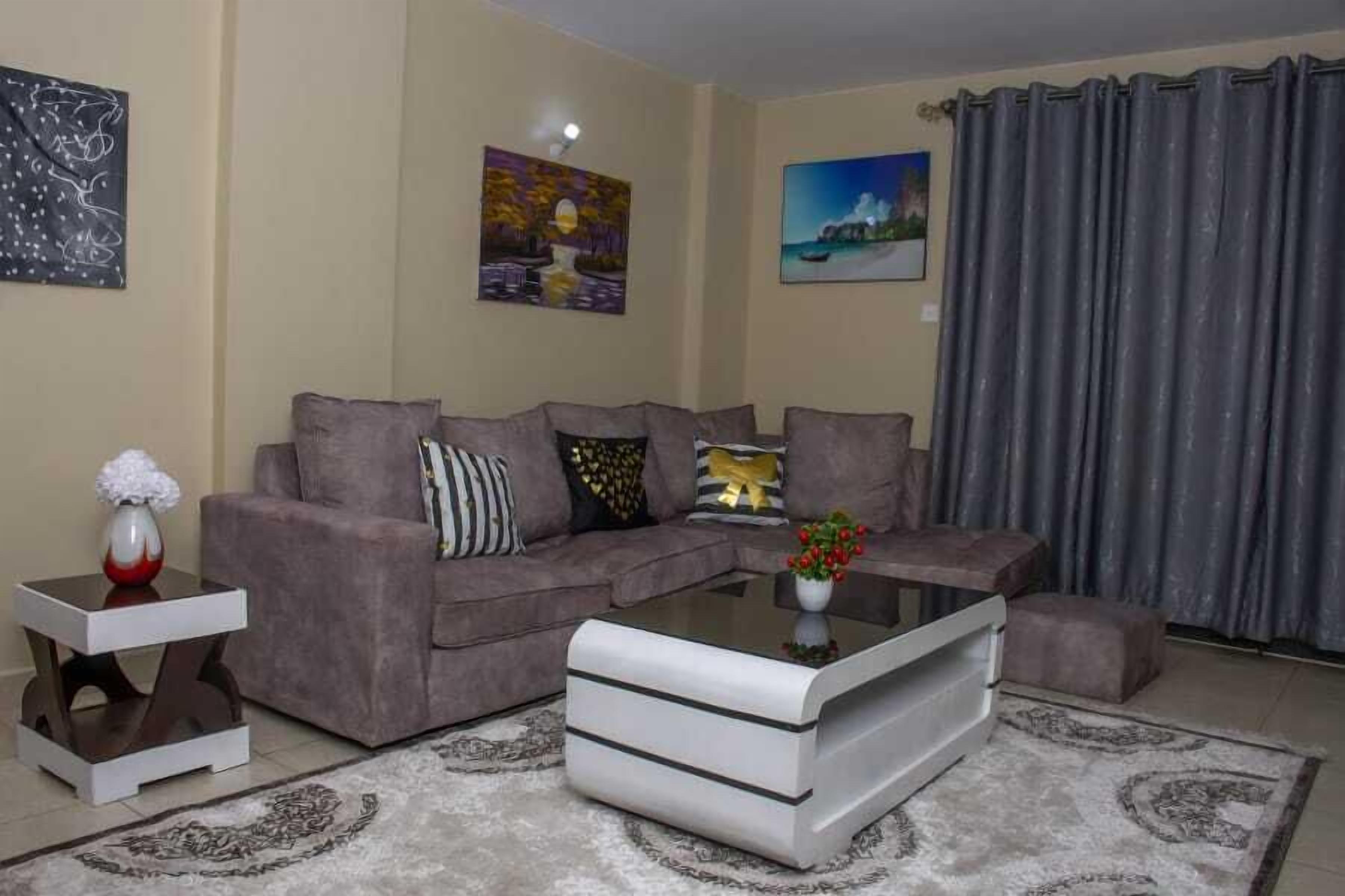 Apartment | Living area | 34-inch Smart TV with digital channels, TV