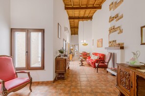 TV, fireplace - Vacation Home Castle House with A/C, Terrace & Garden (Redondo- Alentejo)