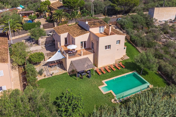 Exterior - Villa Paqui – 10 minutes from Cala Mondragó with pool, garden, Wi-Fi (tourist tax included) (Porto Petro)