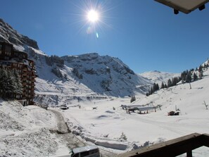 View from property - Renovated studio in Avoriaz, 4 pers, balcony, WIFI (Avoriaz)