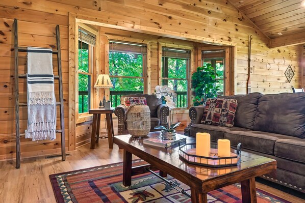 Smart TV, fireplace, video games, foosball