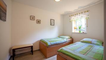 1 bedroom, iron/ironing board, travel crib, free WiFi