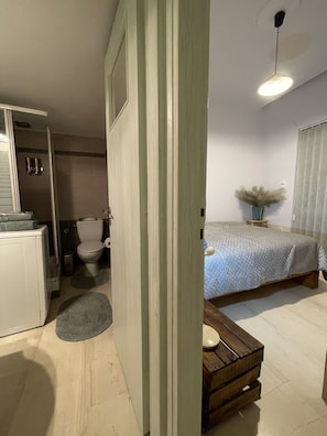 Lägenhet City | 1 sovrum, egyptiska bomullslakan och sängtillbehör av högsta kvalitet